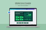 Financial KPI Dashboard Infographic, a Finance Illustration by twinstd (Thumbnail 3 of 4)