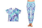 Seamless mermaid scales pattern, a Pattern Graphic by Heartmade by Claudia (Thumbnail 2 of 2)