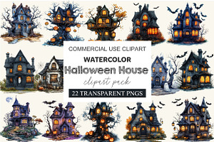 Halloween House Clipart