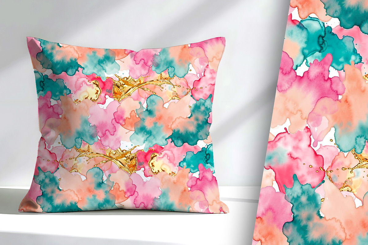 Flamingo Splash Background, a Decorative Illustration by Sharon Schwalbe (Photo 2 of 5)