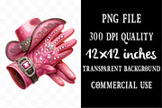 Pink Disco Cowgirl Watercolor PNG, an Illustration by Designking (Thumbnail 4 of 5)