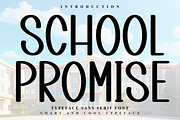 School Promise, a Script Font by InermediaSTUDIO (Thumbnail 1 of 8)