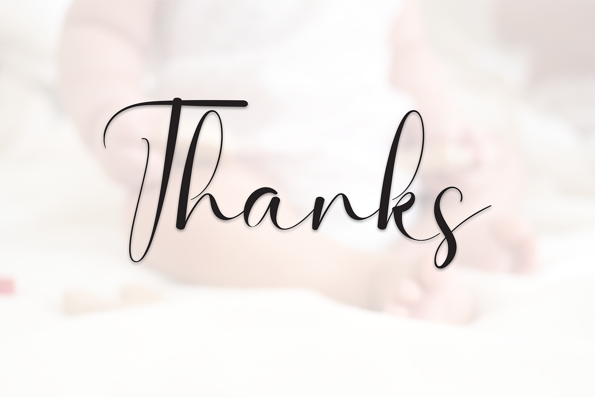 Baby Script | Script Font, a Handwritten Font by Scratchones (Photo 8 of 8)