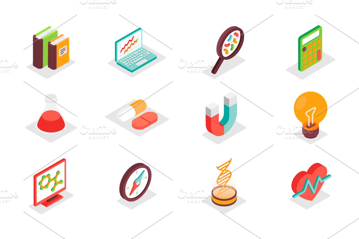 Isometric Icons Pack, a Duotone Icon by alexdndz (Photo 17 of 21)