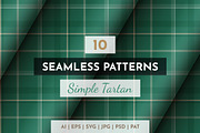 10 Seamless Simple Tartan Patterns, a Pattern Graphic by rwgusev (Thumbnail 1 of 7)