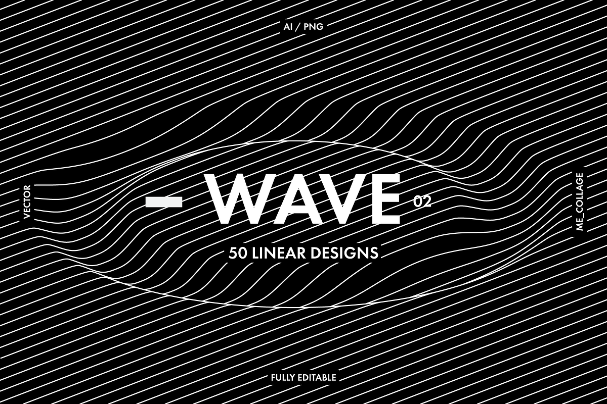 WAVE 02 - 50 Minimal Linear Designs, an Object Graphic by ME_COLLAGE (Photo 30 of 32)