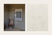 Fleur Minimal Logo Kit Ai Eps Psd, a Branding & Logo Template by Feel This (Thumbnail 13 of 13)