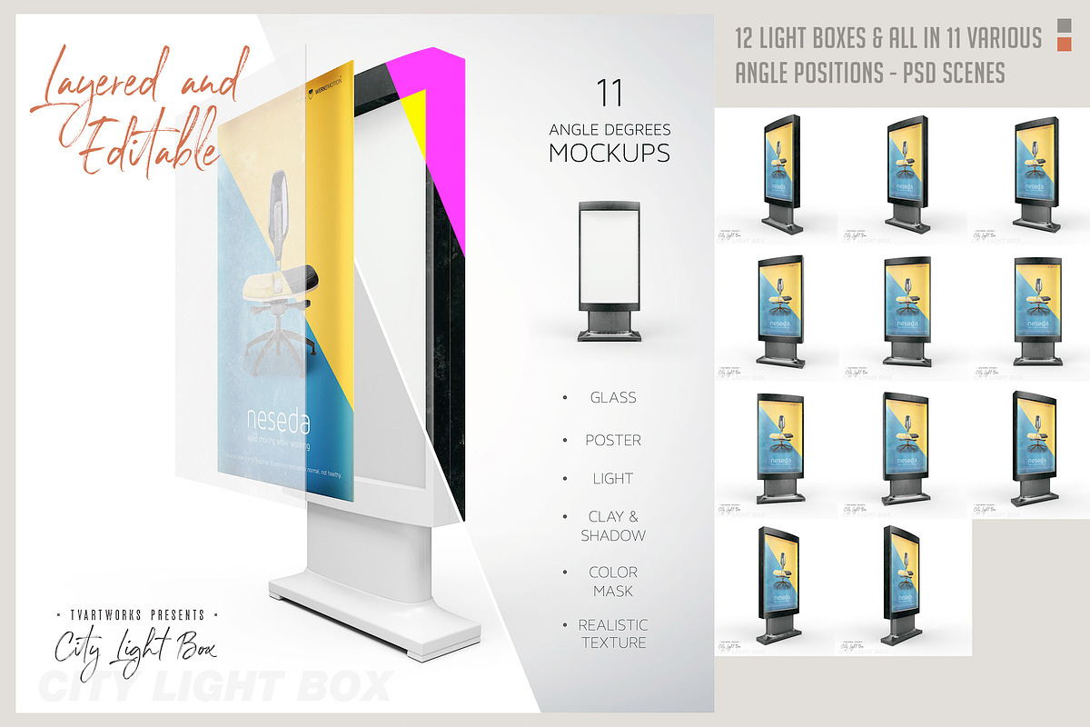 Light Board - 123 Mockups & 6 Scenes, a Mockup by TVartworks (Photo 23 of 27)