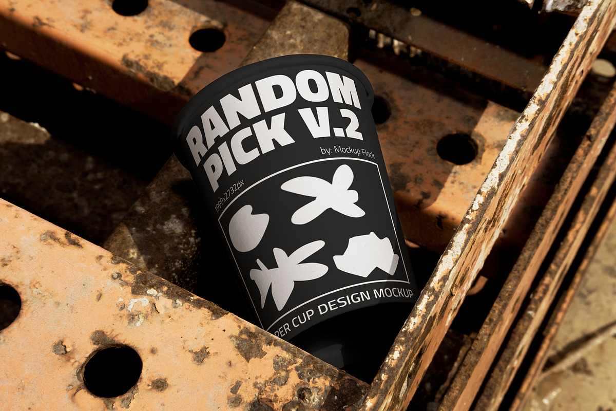RP.V2 Paper Cup 01 Mockup, a Cups & Container Mockup by Mockup Flock (Photo 2 of 2)