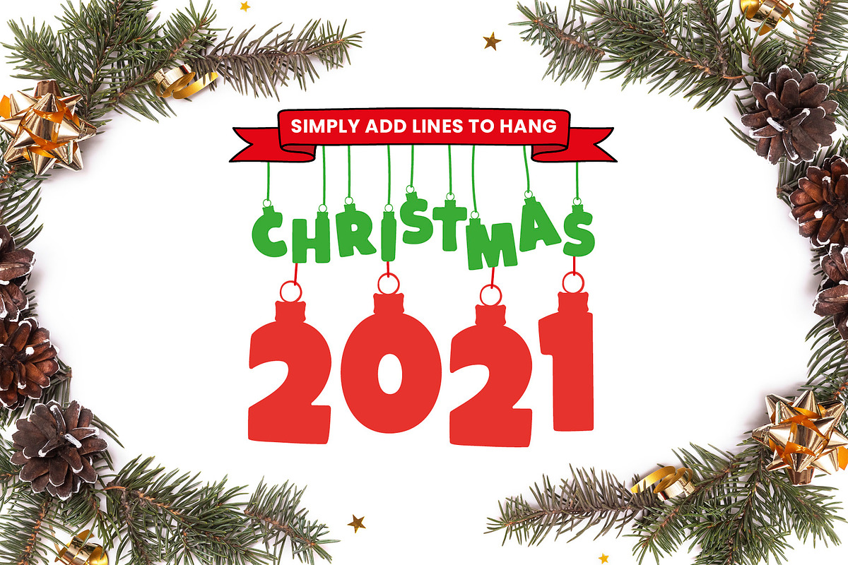 CHRISTMAS BAUBLE | a Festive Font, a Font by Little Type Factory (Photo 2 of 10)