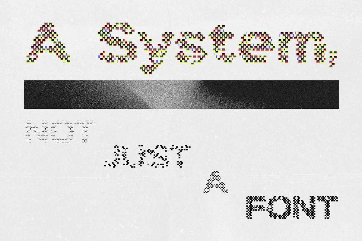 Refrax: Modular Pixel Font System, a Sans Serif Font by Anastasiia VNSK (Photo 3 of 14)