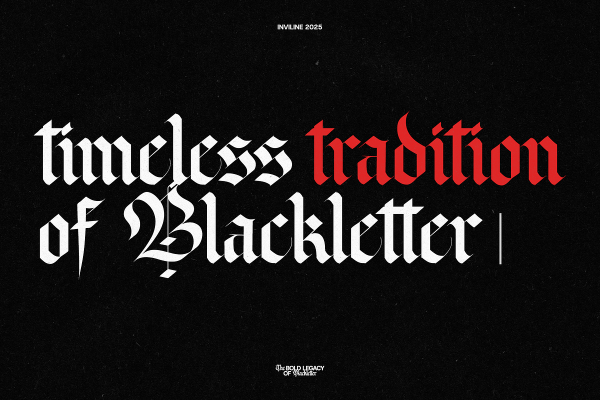 Lothar Reiner – Gothic Blackletter, a Blackletter Font by Inviline.co (Photo 8 of 15)
