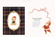 Tartan & Teddy Christmas, a Seasonal Illustration by PeDe Designs (Thumbnail 2 of 7)