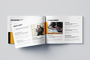 HR Employee Handbook Landscape, a Brochure Template by Pixelpick (Thumbnail 6 of 9)