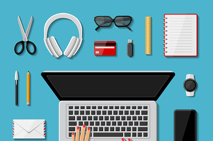Modern Business Office Workplace