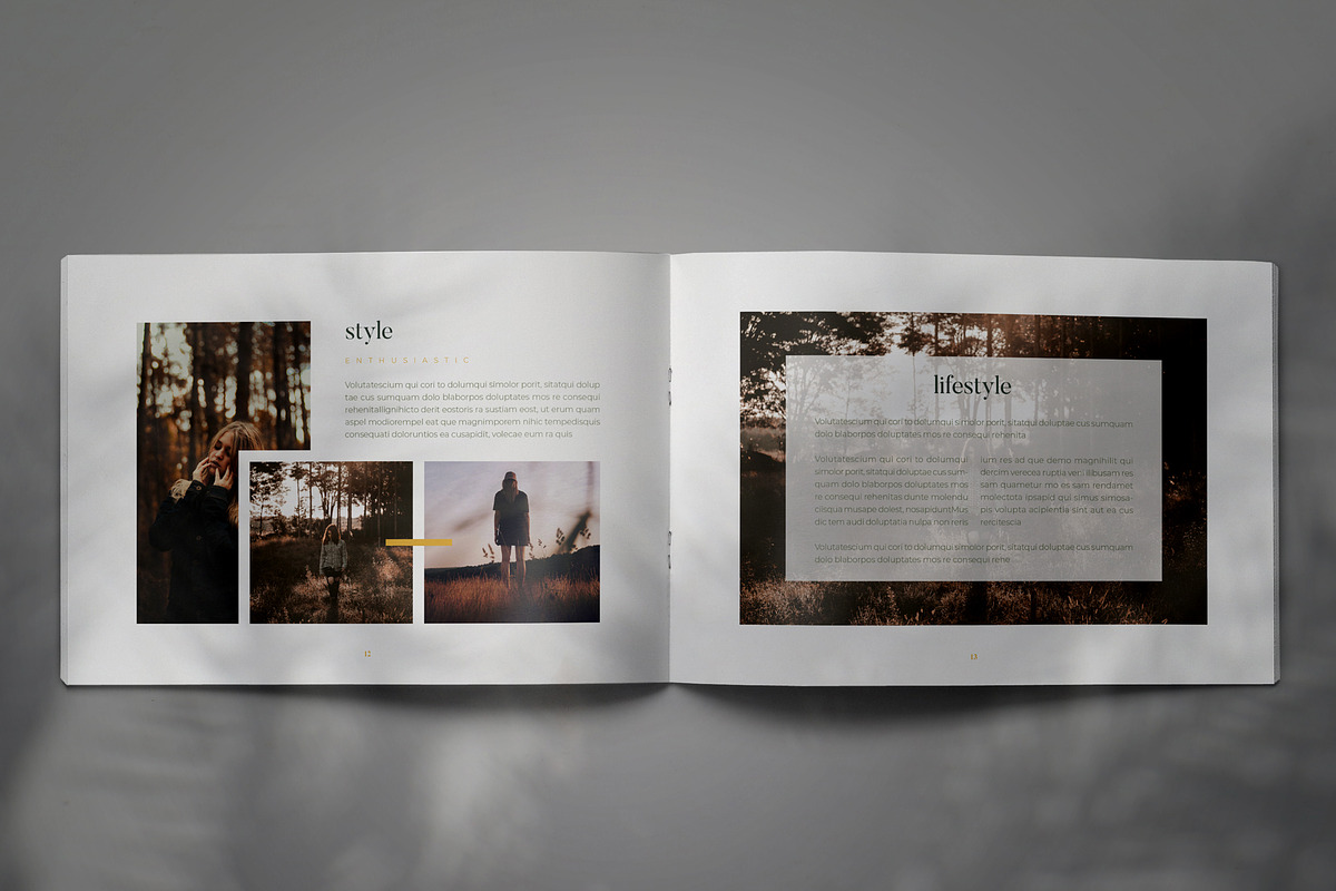 STYLE - Brochure Lookbook Template, a Brochure Template by Indotitas (Photo 7 of 9)