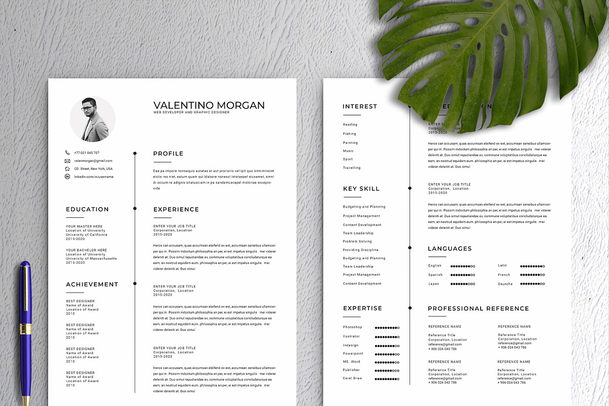 Clean Resume, a Resume Template by Peunayah (Photo 2 of 8)