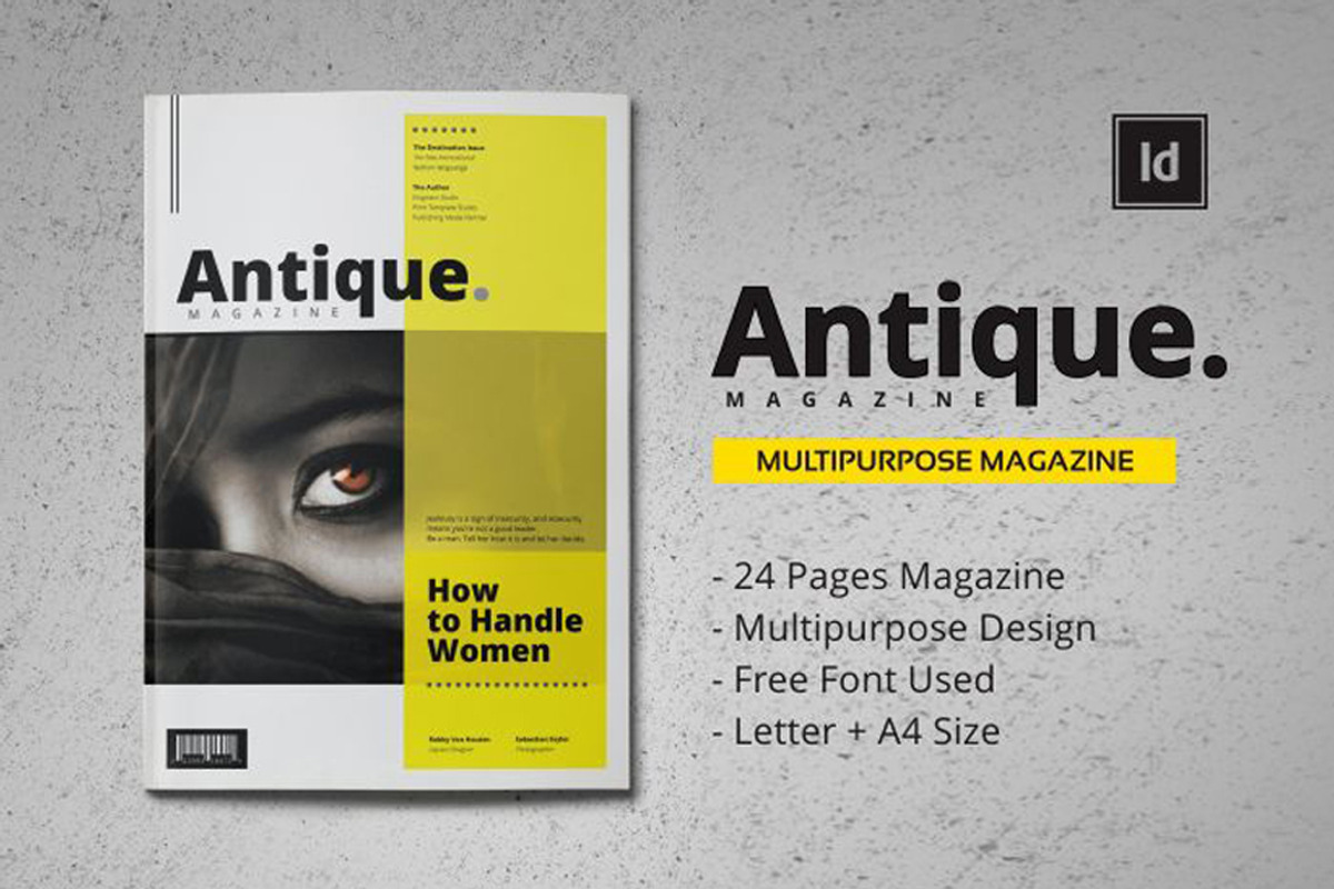 Antique. MGZN Template, a Magazine Template by Kingtown (Photo 1 of 5)
