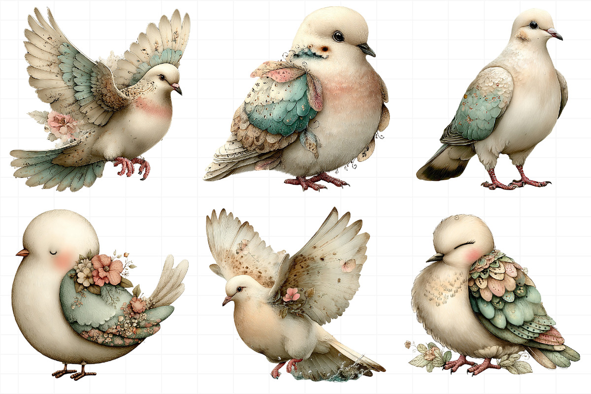 Creation Dove Clipart, an Illustration by Daily.Designs (Photo 3 of 7)