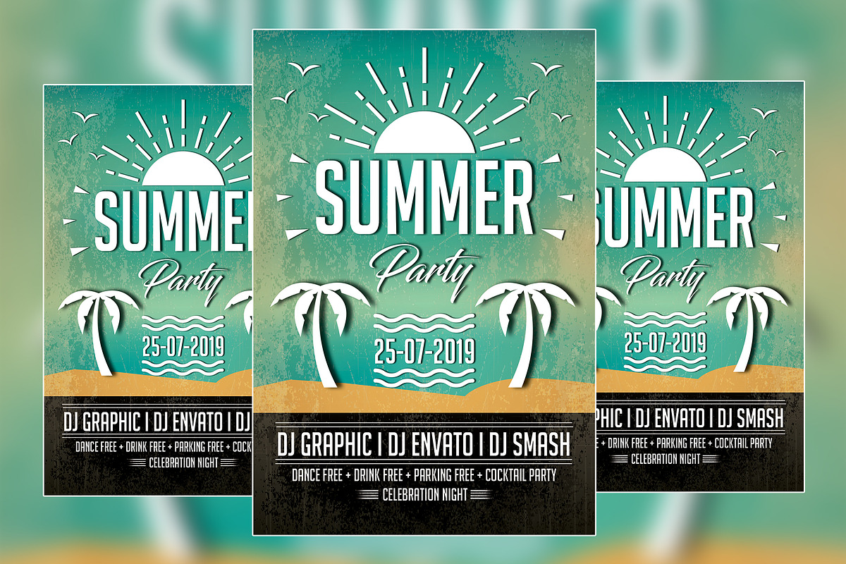 Summer Flyer, a Flyer Template by VaaniDesigns (Photo 1 of 2)