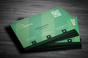 Green Creative Business Card, a Business Card Template by bouncy (Thumbnail 1 of 4)