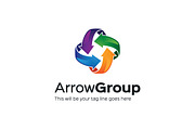 Arrow Group, a Branding & Logo Template by The Branding Fusion (Thumbnail 1 of 4)