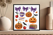 Cute Halloween Spooky Teacher PNG, an Illustration by DreamCafeArt (Thumbnail 4 of 7)