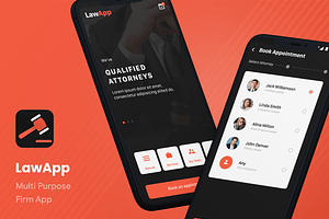 Consulting Firms App UI Kit LawApp