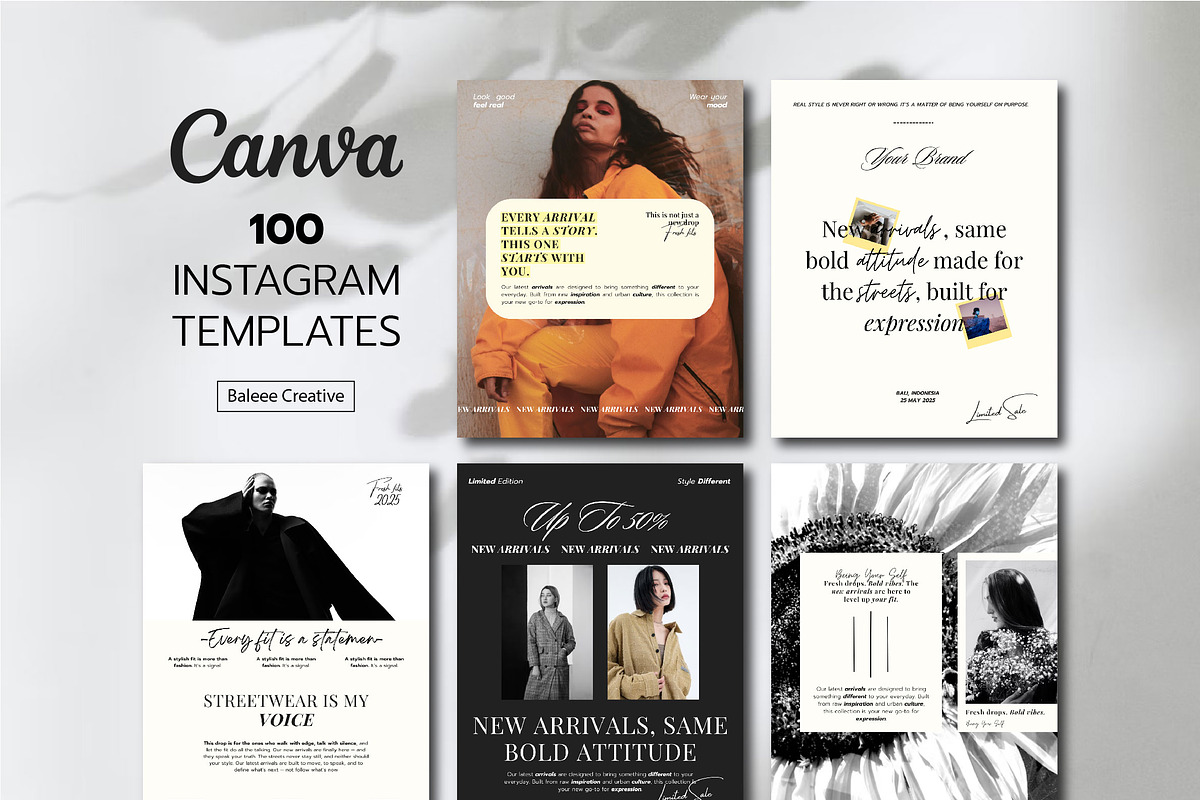 Instagram Templates: Canva PLR/MLR preview 8
