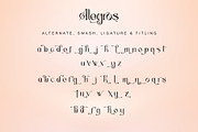 Alegros, a Serif Font by Letterara (Thumbnail 10 of 11)