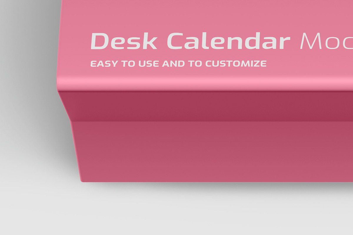Desk Calendar Mockup - 6 views, a Packaging Mockup by Illusiongraphic (Photo 12 of 19)