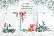 Christmas Watercolor Illustrations, a Decorative Illustration by BalanceUA (Thumbnail 11 of 18)