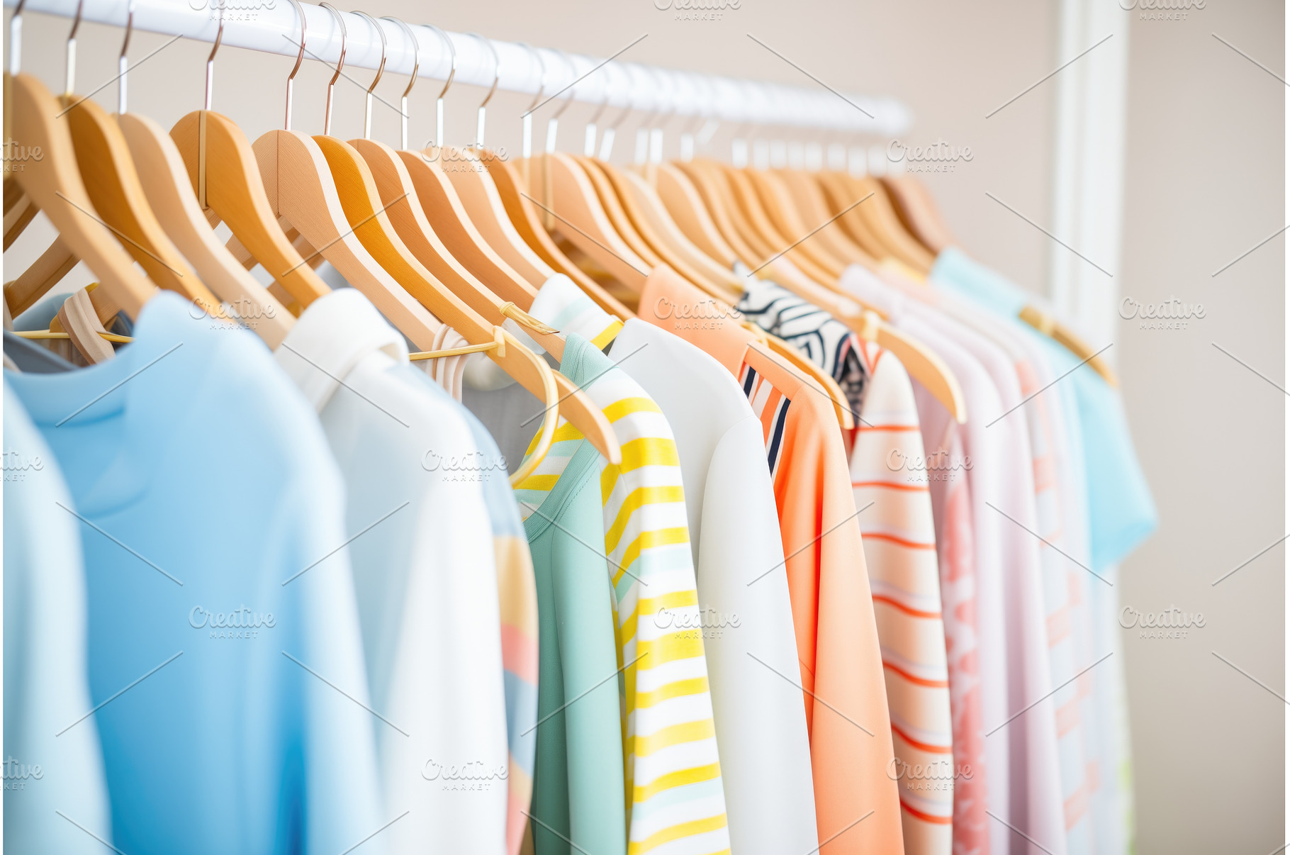 trendy boutique tops arranged by, an Abstract Photo by Sergey Kotenev