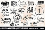 Christian Easter SVG Religious Set, an Object Graphic by FiveStarCrafting (Thumbnail 1 of 14)