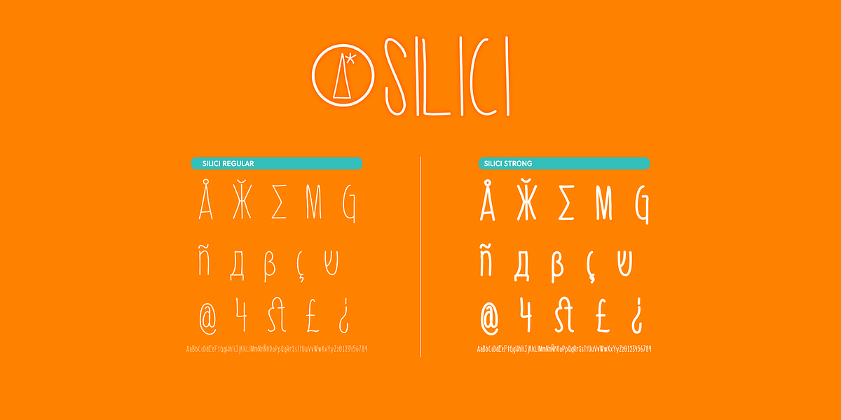 Silici, a Handwritten Font by Indieferdie