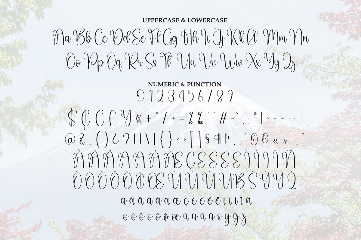 Mountain | Script Font, a Handwritten Font by Scratchones (Photo 7 of 8)