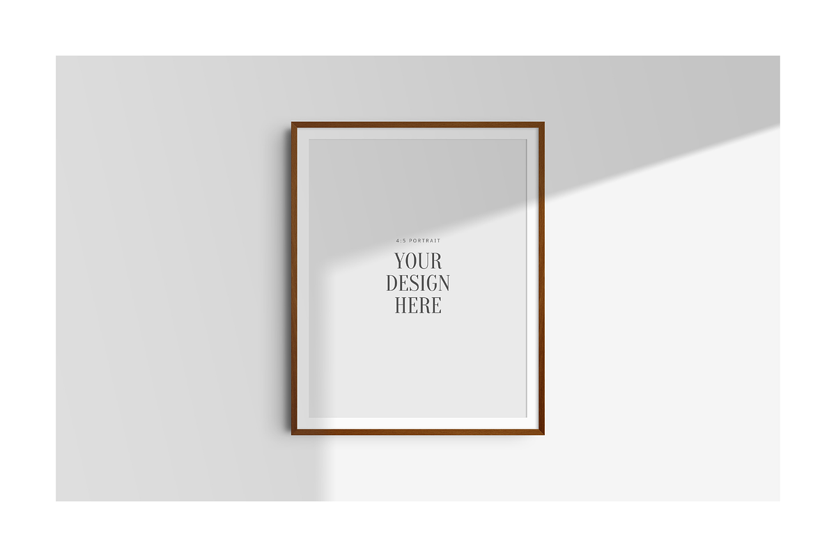 Frame Mockup 4:5 Portrait, a Mockup by DESIGN BY nube (Photo 14 of 15)