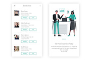 JobOn - Job Search Illustrator App, an UI Kit Template by themelove (Thumbnail 5 of 16)