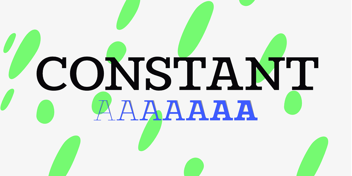 Constant, a Slab Serif Font by Underscore (Photo 1 of 12)