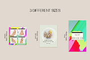 Instagram Colorful Template & Quotes, a Social Media Template by Bonumo (Thumbnail 3 of 15)