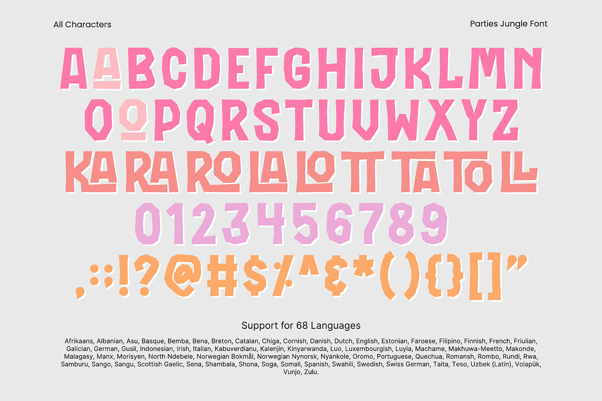 Parties Jungle, a Symbol Font by yumnatype (Photo 10 of 10)