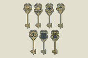 Skeleton Keys, an Object Illustration by Hydro74 (Thumbnail 2 of 4)