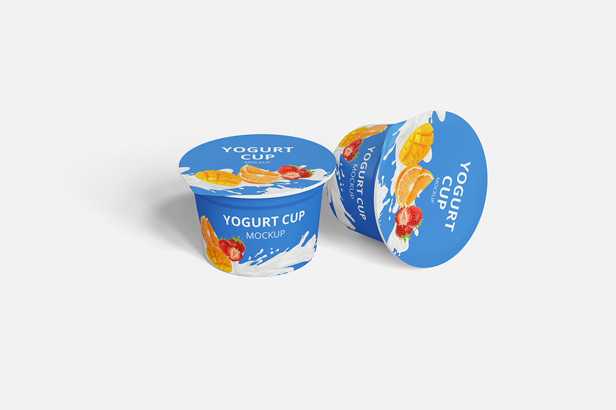 Yogurt Cup Mockup, a Product Mockup by MrLetters (Photo 2 of 5)