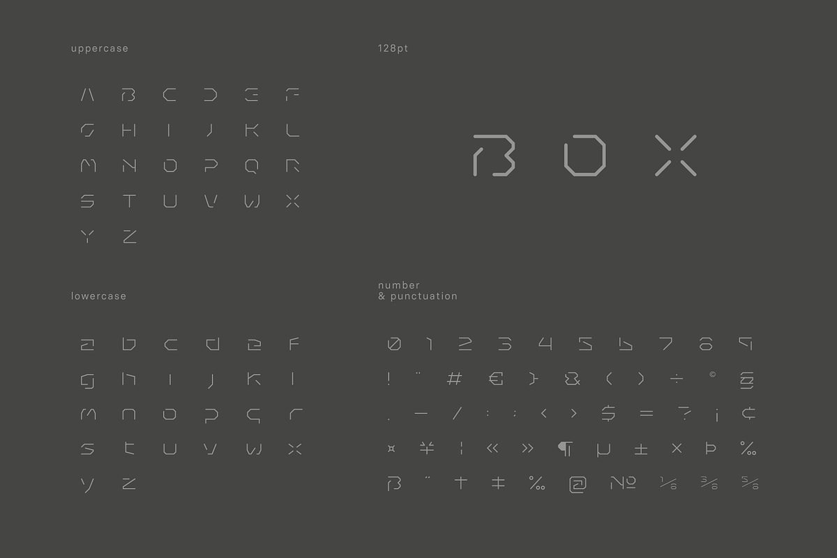 Goxve Futuristic Tech Font, a Font by baqoos (Photo 7 of 7)