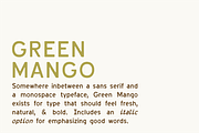 Green Mango, a Font by MEG BURK CHOI (Thumbnail 5 of 5)