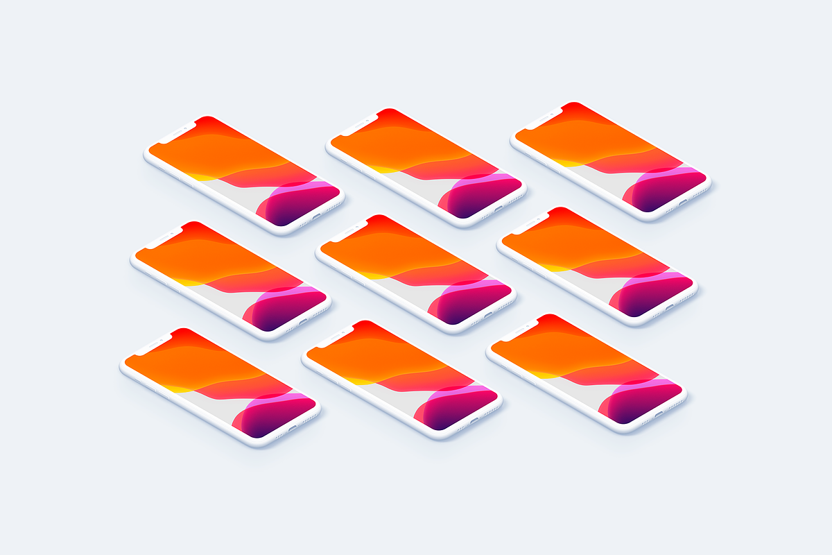 Phone 11 Pro - 20 Clay Mockups, an iPhone Mockup by Asylab (Photo 13 of 36)