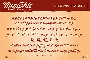 Memphis - Modern Script Font