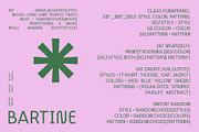 Bartine – Industrial Font, a Sans Serif Font by Craft Supply Co. (Thumbnail 5 of 8)