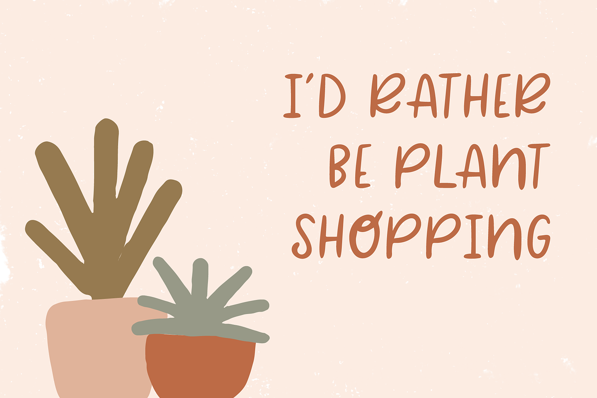 Plant Mama Handwritten Font, a Sans Serif Font by Forth and Wild (Photo 7 of 8)