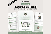 Systeme.io Sage Botanica Link in Bio, a Landing Page Template by Hayley's Digital Hub (Thumbnail 1 of 10)